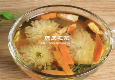 陈皮和菊花泡水适合夏季喝吗