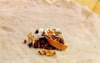 陈皮与花椒一起泡水喝有什么功效