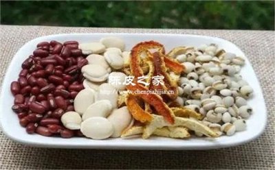 陈皮搭配什么材料祛湿比较快？