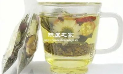 陈皮蒲公英玫瑰花一起泡水喝的功效