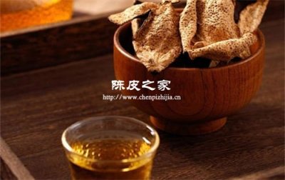 用陈皮泡水喝，脾胃舒服一整天