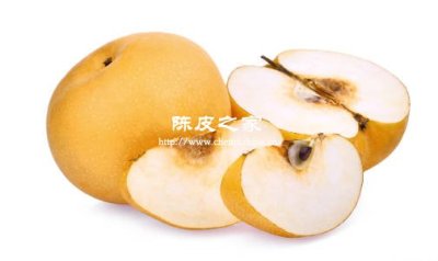 梨和陈皮冰糖一起炖的功效