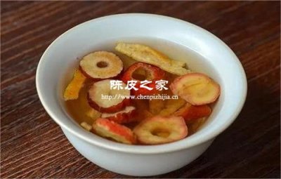 陈皮和山楂一起泡水喝的好处