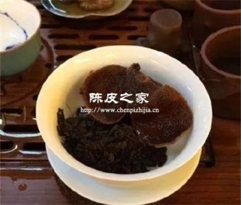 陈皮与黑茶泡水喝有什么好处啊